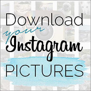 Download your Instagram pictures