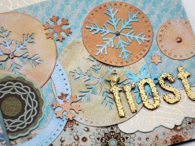 Frostig scrapbooking layout