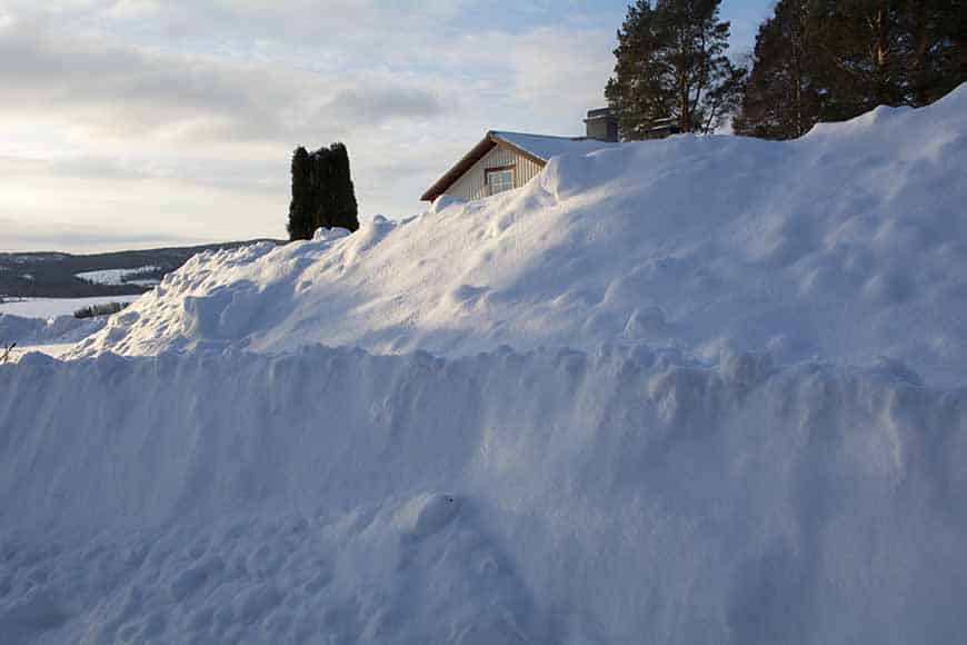 Stor mängd med snö av Helen Thalen